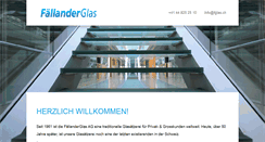 Desktop Screenshot of faellanderglas.ch